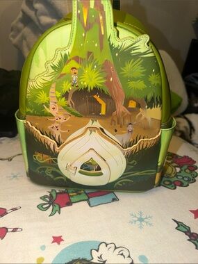 Loungefly Lime & Forest Green Jungle Treehouse Art Print